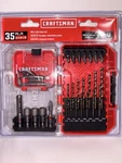 Craftsman 35 Pc Drill Bits Set. Fixed Price $15.99.