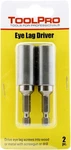 Toolpro Eye Lag Driver - 2 Pack, Works With Faster One Size, Silver. Fixed Price $14.99.