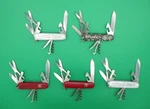 Lot X5 Victorinox Swiss Army Climber 91MM Folding Pocket Knives Multi Tools. Fixed Price $89.99.