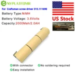 Battery Pack For Craftsman 315.111690 3.6V Part NUMBER:974277-001. Fixed Price $23.99.