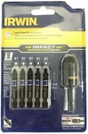 Irwin Black Oxide Finish 6-PC Impact Series Quick Change Set 1988894 New. Fixed Price $18.99.