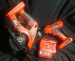 Black & Decker Fire Storm 9.6-18V Saw Drill Tool Pak With Charger-no Battery. Fixed Price $30.99.
