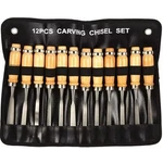 12 Piece Carving Hand Chisel Tool Set Professional Woodworking Gouges Steel. Fixed Price $17.57.