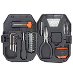 22 Pc - Portable Flashlight & Travel Kit W Case + Tools (gift Set). Fixed Price $32.00.