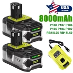 P107 For Ryobi One Plus High Capacity Battery P108 18VOLT Lithium-ion 8.0AH. Fixed Price $158.85.