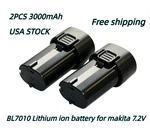 2PACK 3000MAH Battery For Makita 7.2V Li-ion DF010DSE DF010DZ Cordless Drills Us. Fixed Price $31.99.