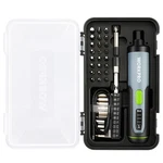 Workpro 4V Electric Screwdriver Rechargeable Cordless Set W/35 Bits. Fixed Price $33.99.