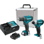 Makita CT232 12V Max Cxt Cordless 2-PC Combo 1.5AH. Fixed Price $204.00.