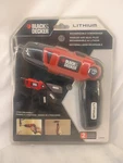 Cordless Screwdriver Black+decker LI2000 3.6V Rechargeable W/ Pivoting Handle. Fixed Price $26.00.