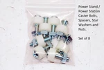 Shopsmith Power Stand, Station / Planer Retractable Caster Hardware - Set Of 8. Fixed Price $16.95.