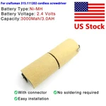 Battery Pack For Craftsman 315.111202 Cordless Screw Driver 3000MAH 2.4V Nimh. Fixed Price $21.00.