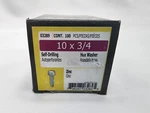 Screw,hex Wsh SD,10X3/4" 100BX By Midwest Fastener Corp. Fixed Price $15.00.