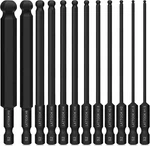 Ball End Hex Head Wrench Drill Bit Set, 12PCS Metric. Fixed Price $27.87.