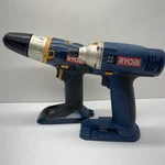 Ryobi P211 18V Cordless 1/2" Hammer Drill. & P231 Hex Bit Impact Lot Of. Fixed Price $34.99.