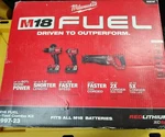 Milwaukee 2997-23 M18 Fuel 3-PIECE Combo Kit. Fixed Price $400.00.