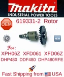 Makita 619331-2 Oem Rotor Assy. For XPH06Z XFD06Z XFD061 DHP480Z DDF480Z Drills. Fixed Price $56.95.