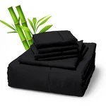 6 Piece Premium Bamboo Sheet Set, Deep Pockets, 50 Colors, 2200 Count, Soft. Fixed Price $38.99.