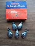 (5-PK) Campbell Chain Single Sheave Swivel Eye Pulley 1" Dia. 750-4002. Fixed Price $19.99.