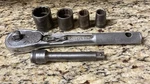Craftsman 1940S Be Early 1/2 Ratchet + Extension & Sockets. Fixed Price $69.99.