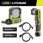 Usb Lithium Cordless Pivoting Led 3-MODE Flip And Head Flashlight. Fixed Price $100.23.