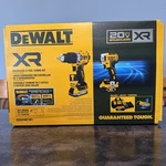 Dewalt 20V Max Xr Hammer Drill And Impact Driver Combo Kit, Battery Charger.. Fixed Price $270.00.