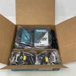 Makita 18V Lxt 4.0AH 2 Batteries + Rapid Charger Kit, Teal/black. Fixed Price $175.74.