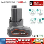 For Ridgid R82059 Hyper Lithium 12 Volt 6.0AH Battery R82007 R82008N. Fixed Price $22.99.