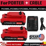 2PACK 20 Volt Lithium-ion Battery For Porter Cable PCC680L Tool Charger. Fixed Price $153.99.