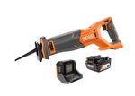 New Ridgid R8646K 18V Cordless Reciprocating Saw Kit W/ 4.0 Ah Battery & Charger. Fixed Price $119.00.
