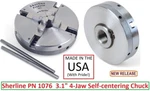 Sherline Pn 1076 3.1 " 4-JAW Self Centering Chuck. Fixed Price $217.26.
