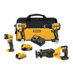 Dewalt 20V Max Xr Brushless 4-TOOL Combo Kit With Powerstack Compact Battery New. Fixed Price $330.00.
