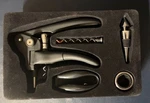 Wine Opener Tool Kit 4-PC Set New Original "open" Box With Extra Corkscrew.. Fixed Price $15.50.