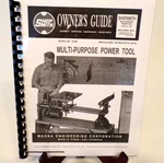 Shopsmith Model 10-ER Owner's Guide & Parts Manual. Fixed Price $15.95.