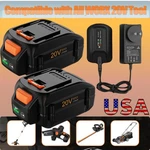For Worx WA3520 Max 8.0AH Lithium Ion Battery 20VOLT Charger WA3525. Fixed Price $63.99.
