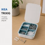 Ikea Trixig 175-PIECE Screw Plug Set Brand New. Fixed Price $24.58.