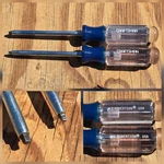 Sears Craftsman 2PC Wf Robertson Square Screwdriver #1 41141 & #2 41142 Usa Euc. Fixed Price $34.99.