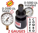 Sherline Trailer Tongue Weight Scale Gauges 0-5000LB Installed 0-2000LB Spare.. Fixed Price $197.44.