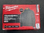 Milwaukee M12 204B-21XL Heated Toughshell Jacket Kit Size Black (no Battery. Fixed Price $119.95.