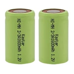 Kastar 2PCS 2/3A 1600MAH 1.2V Nimh Rechargeable Battery For Sanyo Cadnica N-500A. Fixed Price $12.99.