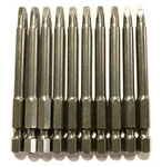 Eazypower #2 Robertson 3" Screwdriver Bits Square Recess 1/4" Hex Shank 10PK. Fixed Price $12.99.