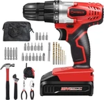 Worksite 20V Electric Cordless Drill Screwdriver 34 Pcs Household Tool & Accessy. Fixed Price $39.99.