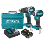 Makita 18V Brushless Piece Combo DLX2180MX. Fixed Price $493.79.
