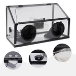 Fully Enclosed Electric Grinding Table Polisher Dust Box Acrylic Cover+led Light. Fixed Price $95.50.