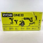 New Ryobi PCL1600K2 18V 6-TOOL Combo Kit. Fixed Price $249.99.