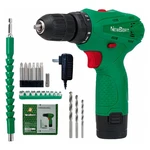 Cordless Combi Drill Set Green Diy 12V Li-ion 20N.M 1500RPM W/ Socket Bits. Fixed Price $31.77.