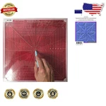 Professional 12.5" Plastic Quilting Ruler - 8 Point Crosshair Tool. Fixed Price $99.99.