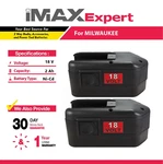 2-PACK 18V 2AH Nicd Battery For Milwaukee 48-11-2230, 48-11-2200, 48-11-2232. Fixed Price $71.00.