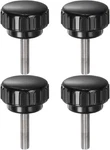 Uxcell 4PCS Knurled Clamping Knobs M5 20MM Metric 25MM, Black. Fixed Price $11.51.