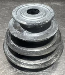 Vintage 24" Delta Rockwell 40-440 Scroll Saw Pulley No 718. Modified To 3 Step. Fixed Price $74.95.