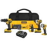 Dewalt DCK420D2 20V Cordless Lithium-ion 4-TOOL Combo Kit. Fixed Price $385.00.
